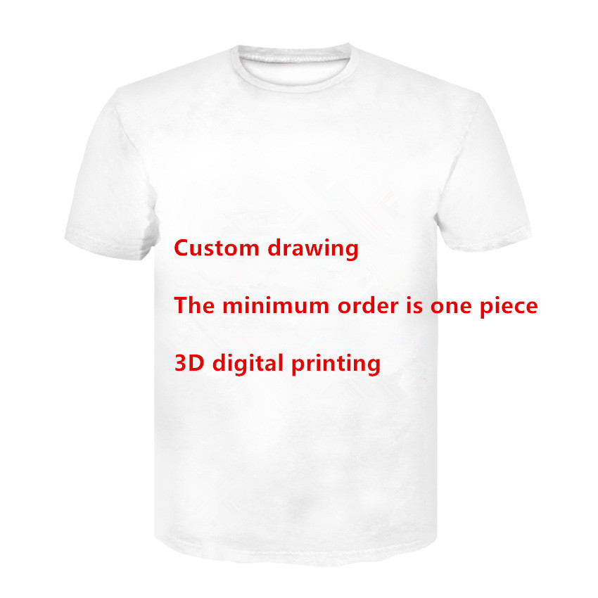 Title 2, Europäisch-amerikanisches Sommer-T-Shirt mit 3D...