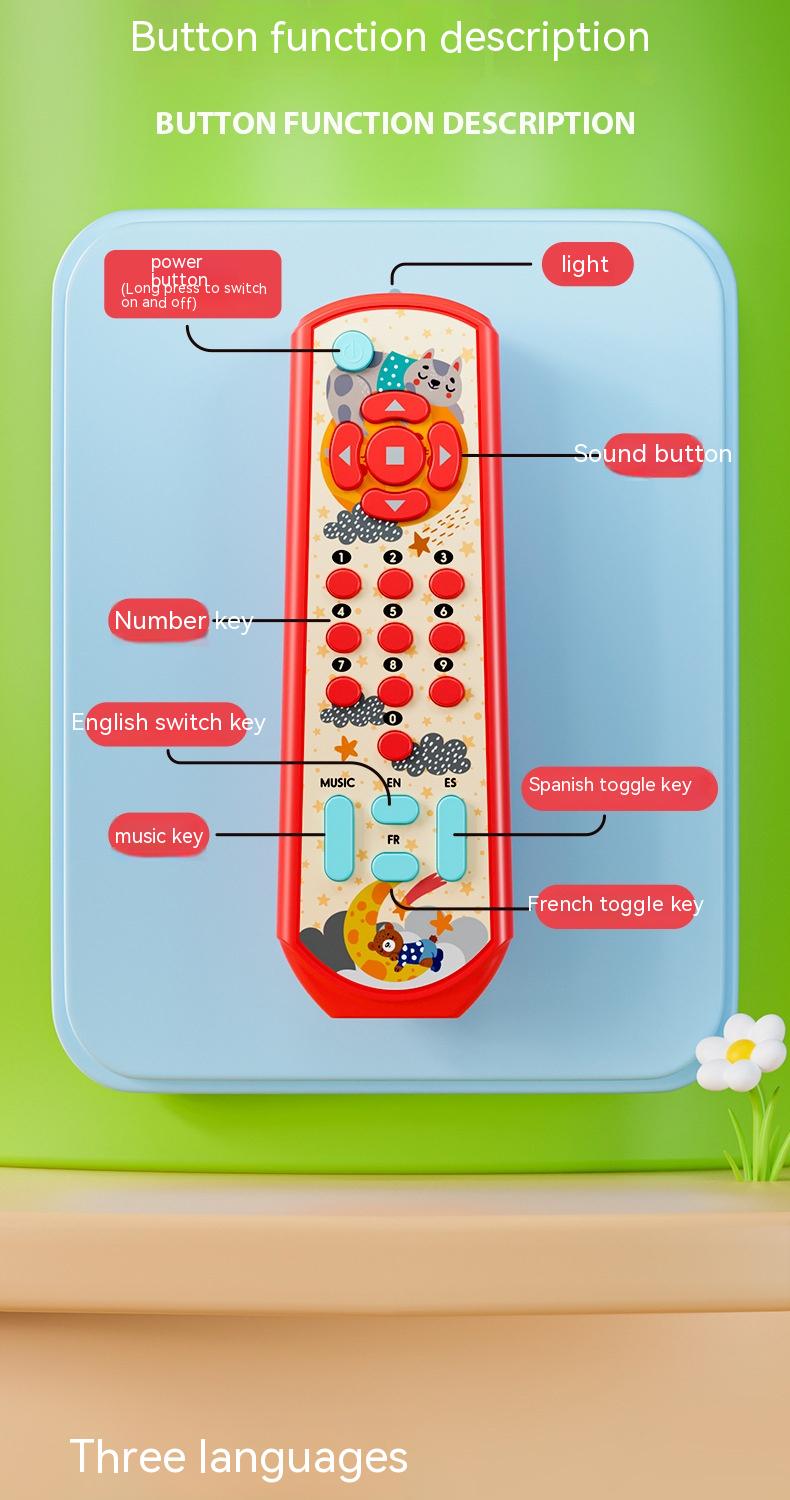 Title 3, Simulation TV Remote Control Early Learning Mac...