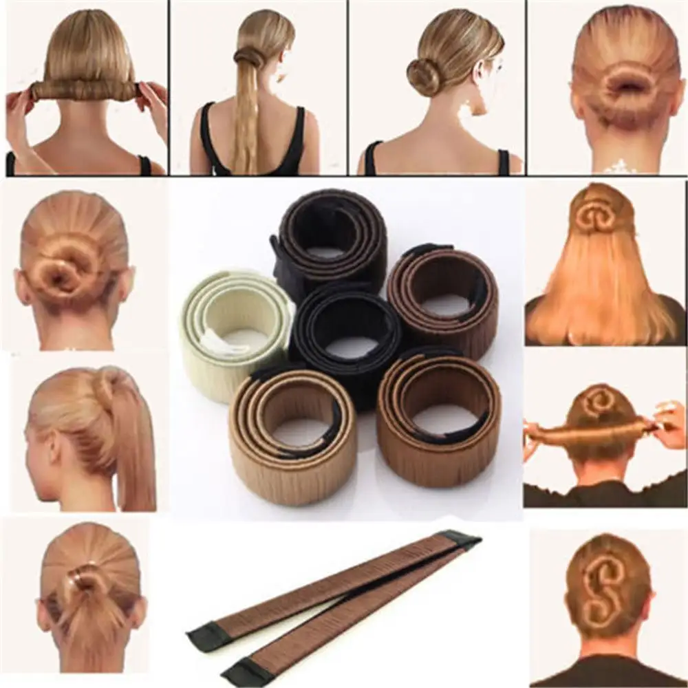 Magic French Twist Hair Bun Maker Tie Elastic