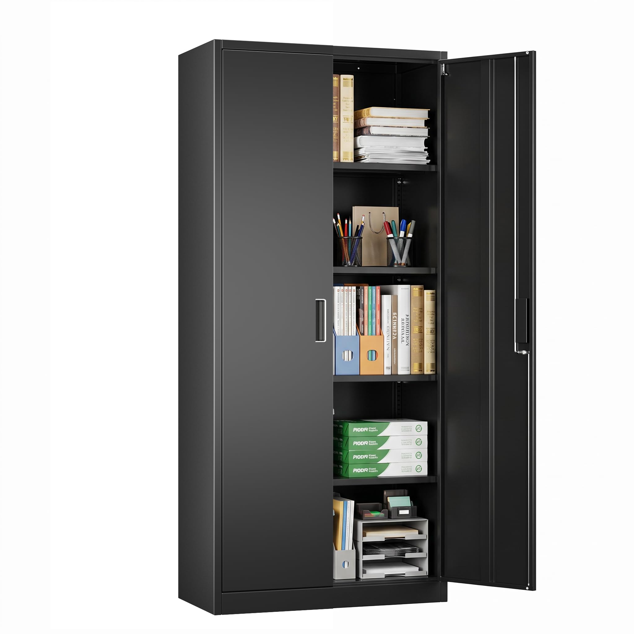 Metal Garage Storage Cabinet — Lockable Steel Storage Cabinet — photo 2