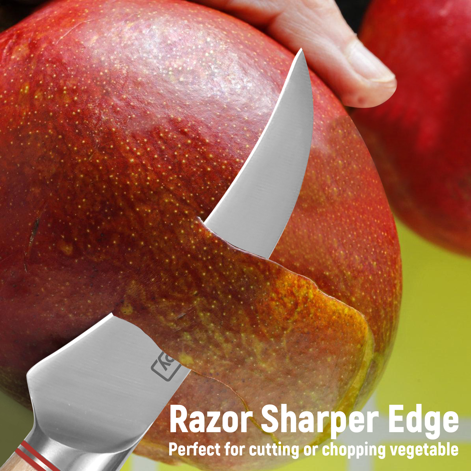 Japanese Veggie Cleaver with Wooden Handle. Whether you're a professional chef or an aspiring home cook, this kitchen cleaver knife is a valuable addition to your culinary arsenal. Experience the perfect blend of style, functionality, and durability with 