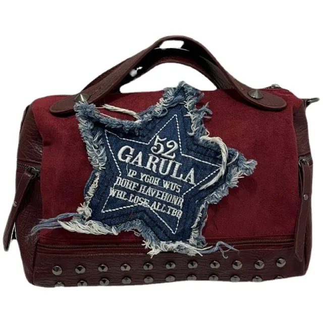 American Retro Wandering Bag Burgundy - Shop at LoveMi