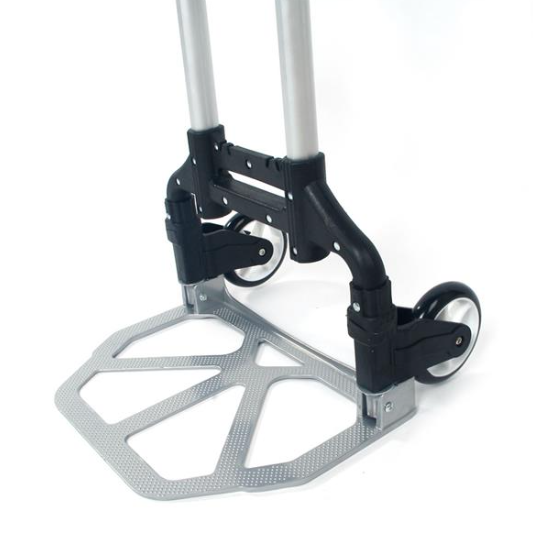 Portable, Foldable, Telescopic Trolley Trolley, Trolley, Luggage Cart, Black