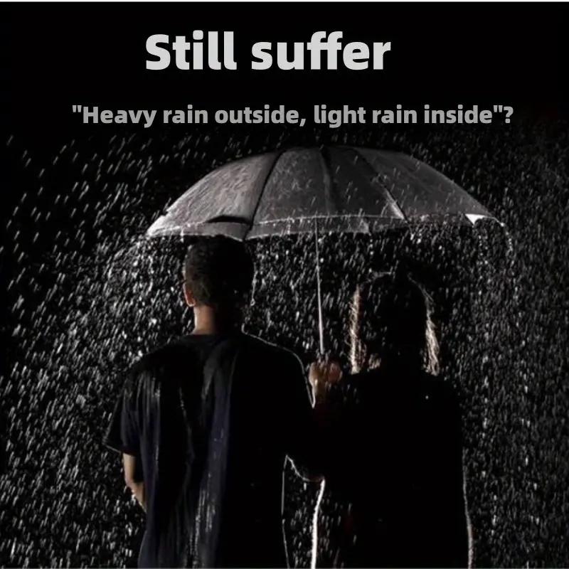 Fully Automatic Foldable Travel Umbrella  Lightweight, Windproof, Portable, Black Sun Rain Use, Auto Open Close,Self-pickup Only. image 8