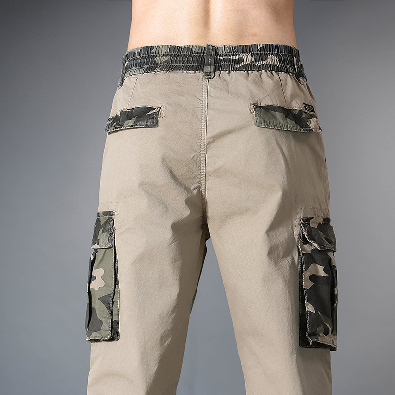 New Men's Overalls Multi-pocket Camouflage