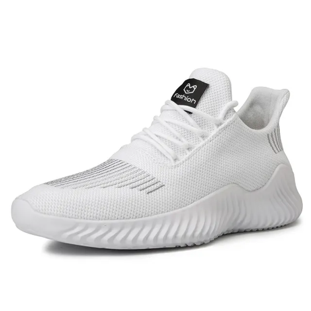 Large Size Men's Shoes, Breathable Sports Shoes, Ultra light Running Shoes, New Style White - Shop at LoveMi