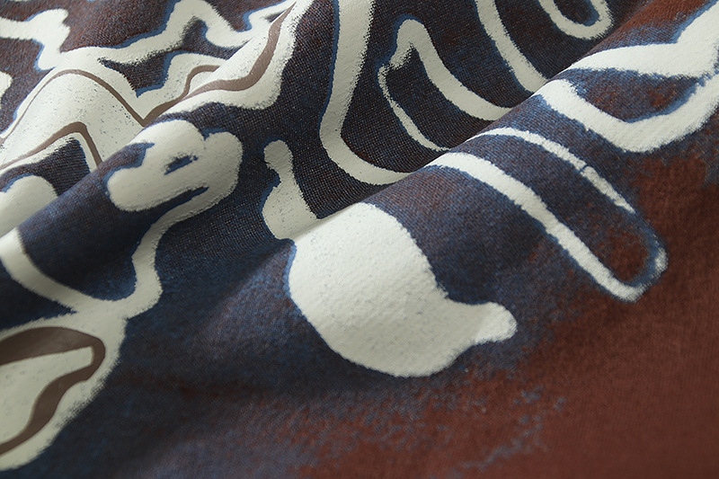 Hip Hop Ins Skull Sweater Hoodie Zip Fleece Jacket