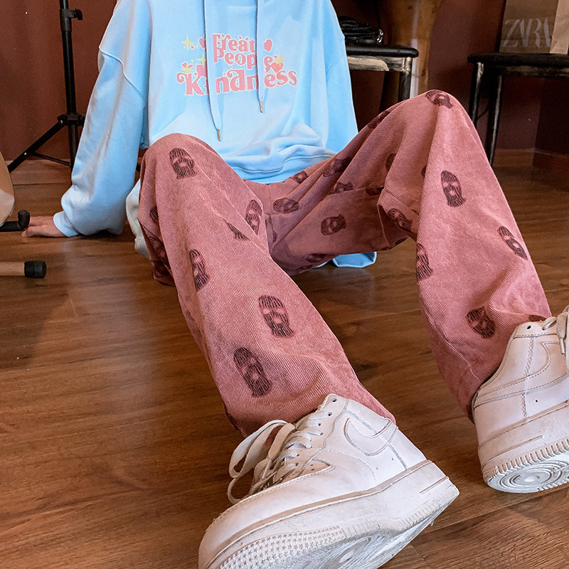 Men's Fashion Simple Casual Corduroy Pants