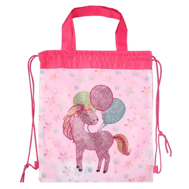 Creative Foreign Trade DIY Diamond Drawstring Back Bag Shopping 9 Style - Shop at LoveMi