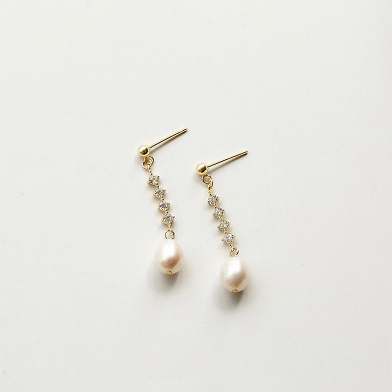 Title 4, Boucles doreilles longues en perles pour femme...