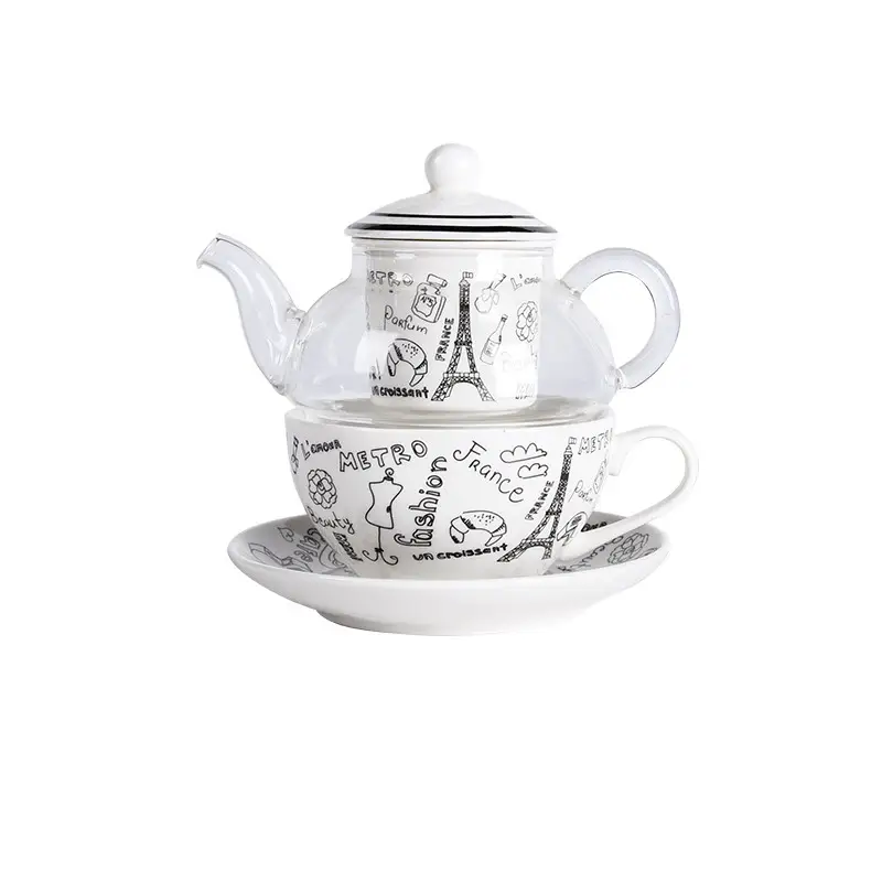 Ceramic English Mother And Son Pot Set