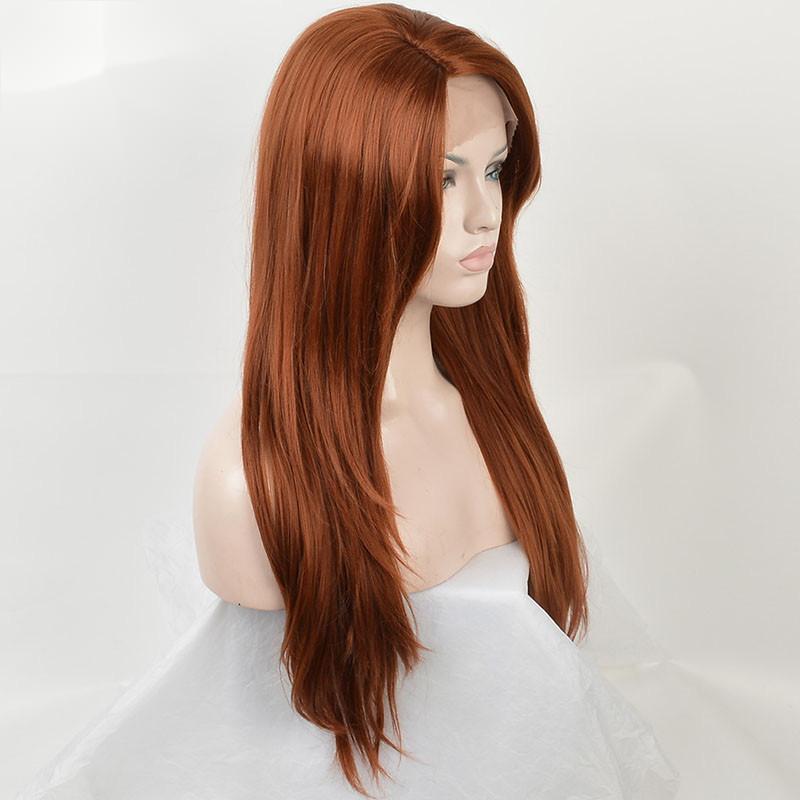 Synthetic Front Lace Long Curly Hair — foto 4