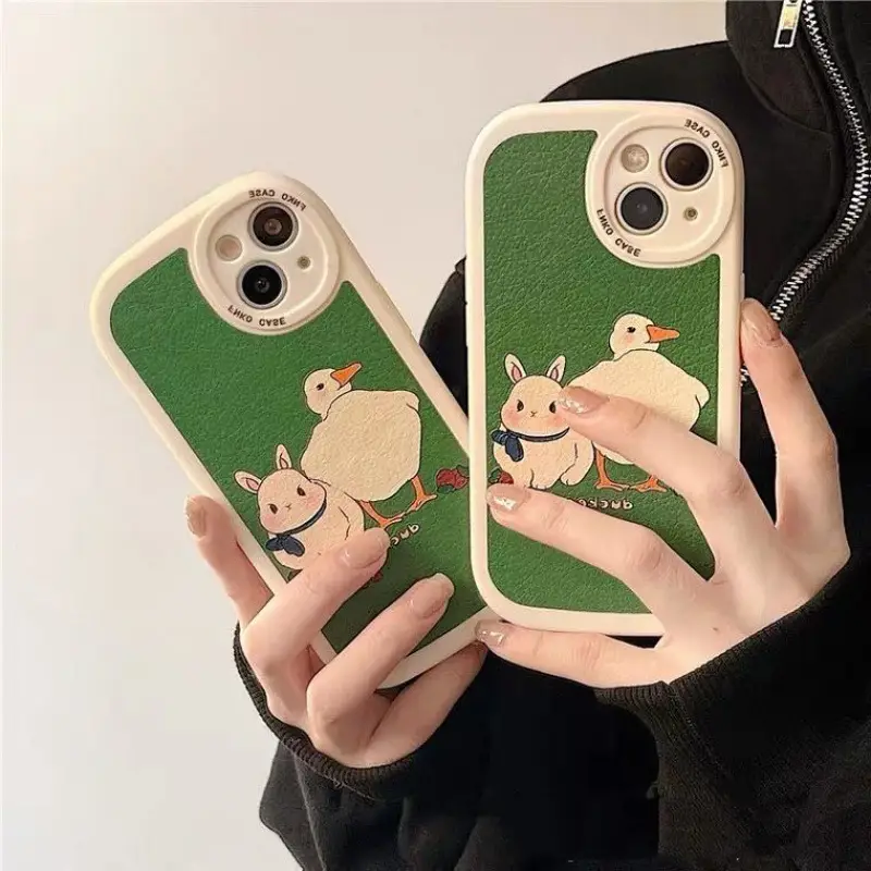 Cartoon Animal Rabbit Anti Fall Mobile Phone Shell