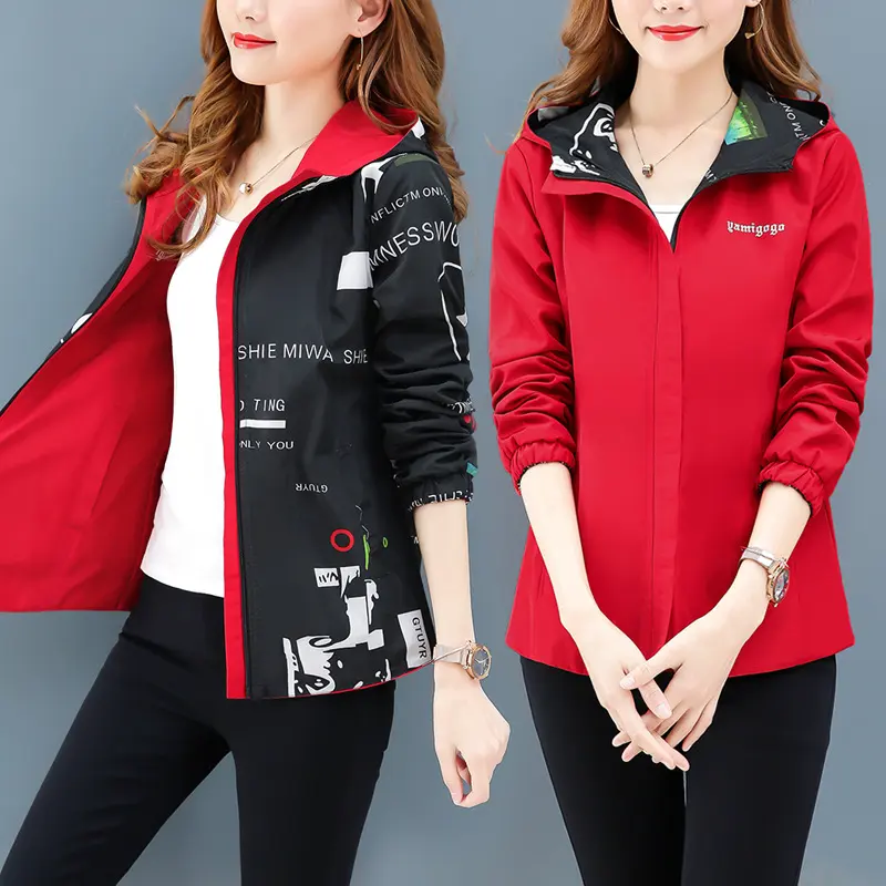 Spring Short Small Coat for Women Loose Jacket Casual