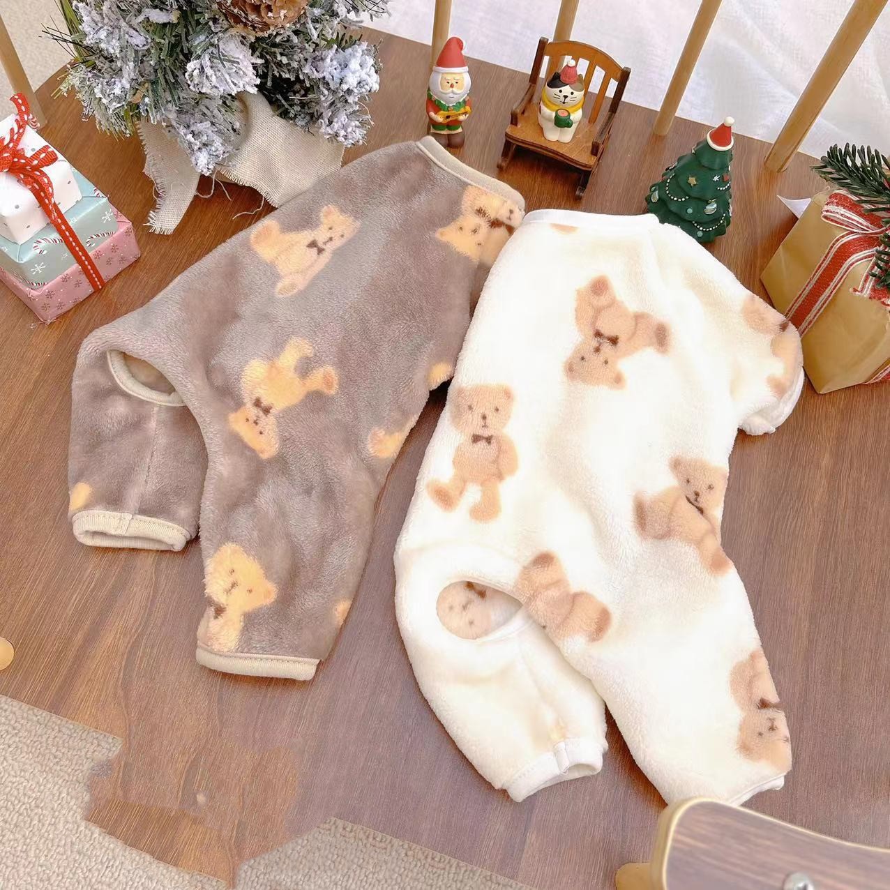 Dogs Cats Double-sided Plush Pet Clothing Warm — foto 2