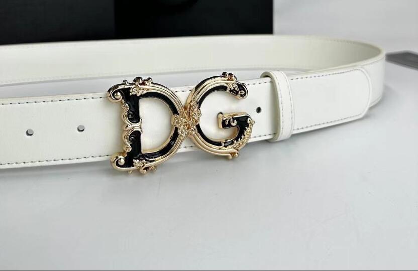 Gold Buckle White