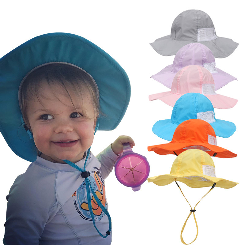 Outdoor Children's Sun Hat With Light And Thin Shade