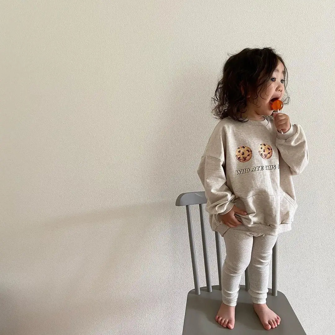 Infants And Young Children's Casual Loose Long Sleeve Sweatshirt