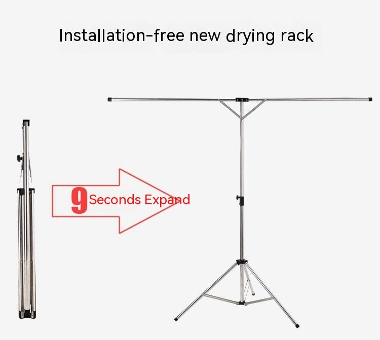 Removable Clothes Hanger Foldable And Portable Clothes Rack Selling Display Shelf Floor