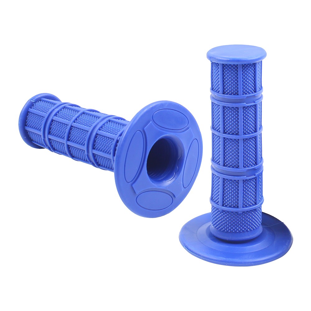 Motorcycle Rubber Handlebar Grips 22mm Soft Comfort Road Race Pair — image 2