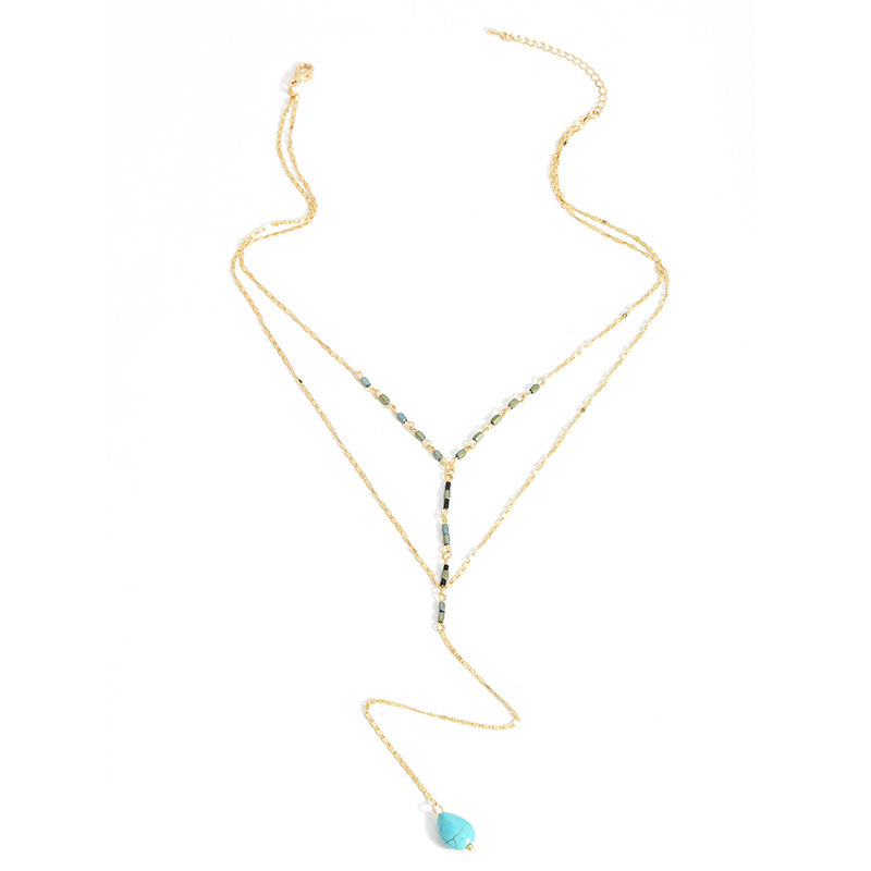 Bohemian Style Multi Layer Necklace Women Long