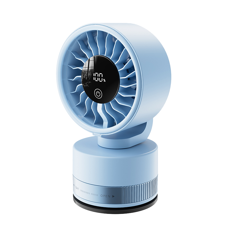4000 MAh High Capacity Suction Cup Fan With Ultra Strong Suction, Can Be Used As A Bathroom Fan Or Car Fan,Features Five Adjustable Speed Settings And An LED Digital Display thumbnail 11
