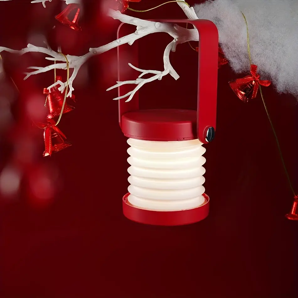 LED Lantern Light Nightlight Christmas Creative Folding Eye Lamp Usb New Unique Home Gift Atmosphere Light