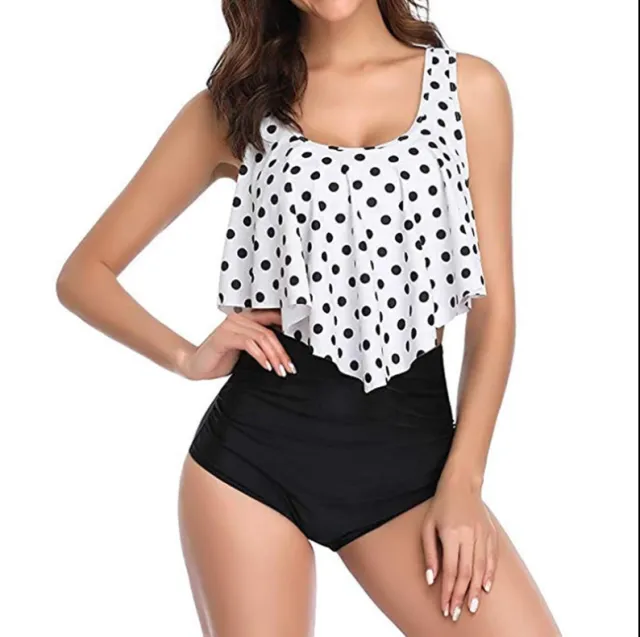 Printed high waist bikini Black - Shop at LoveMi