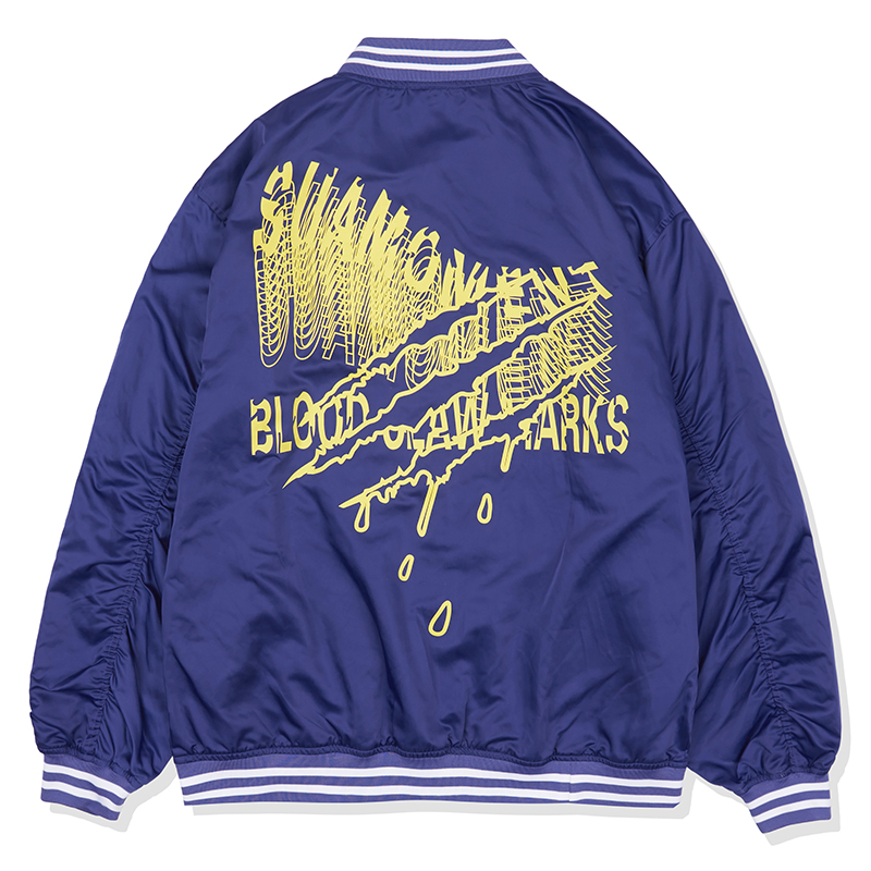 Scratch Multi-layer Letter Graffiti Baseball Uniform Trendy Brand Couple