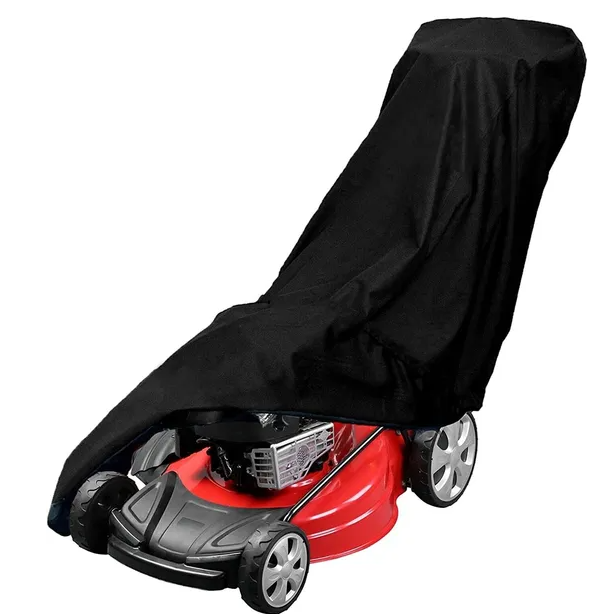 Waterproof Lawn Mower Cover Heavy Duty UV Protector For Push Mower Universal Fit