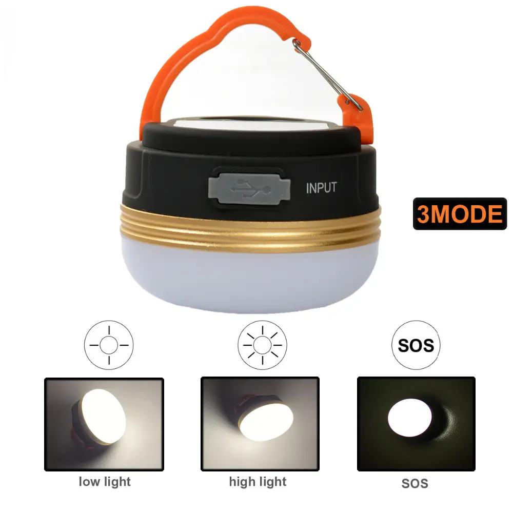 Strong Light Camping Usb Rechargeable Outdoor Led