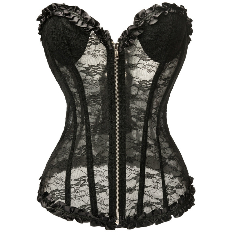 Women's Zipper Lace Belly Shaper