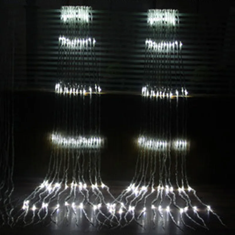 Outdoor Background Layout Of Net Lights And Water String Lights – image 4
