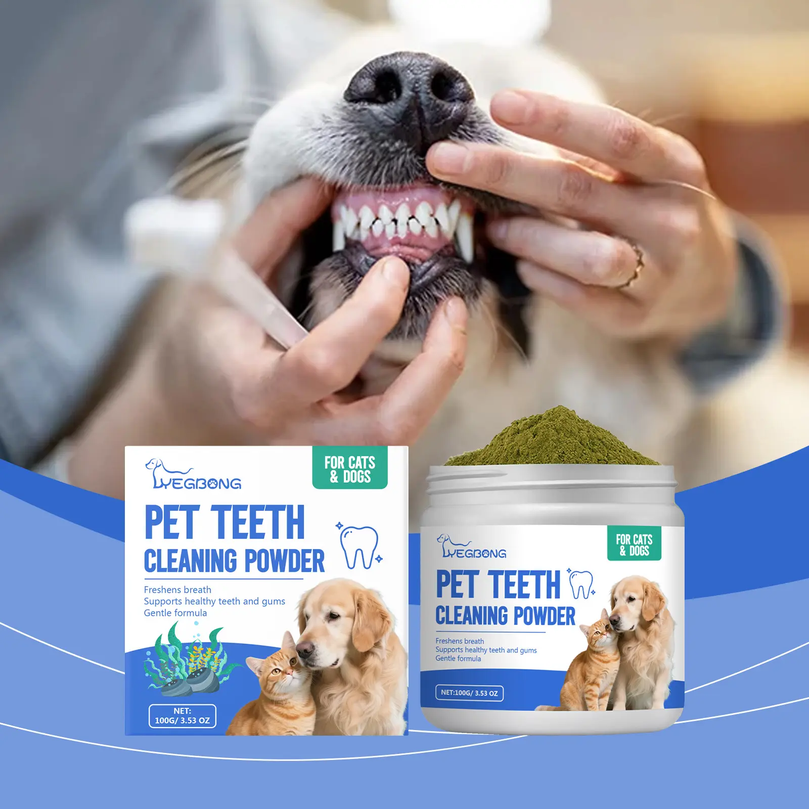 Cat And Dog Teeth Cleaning Powder