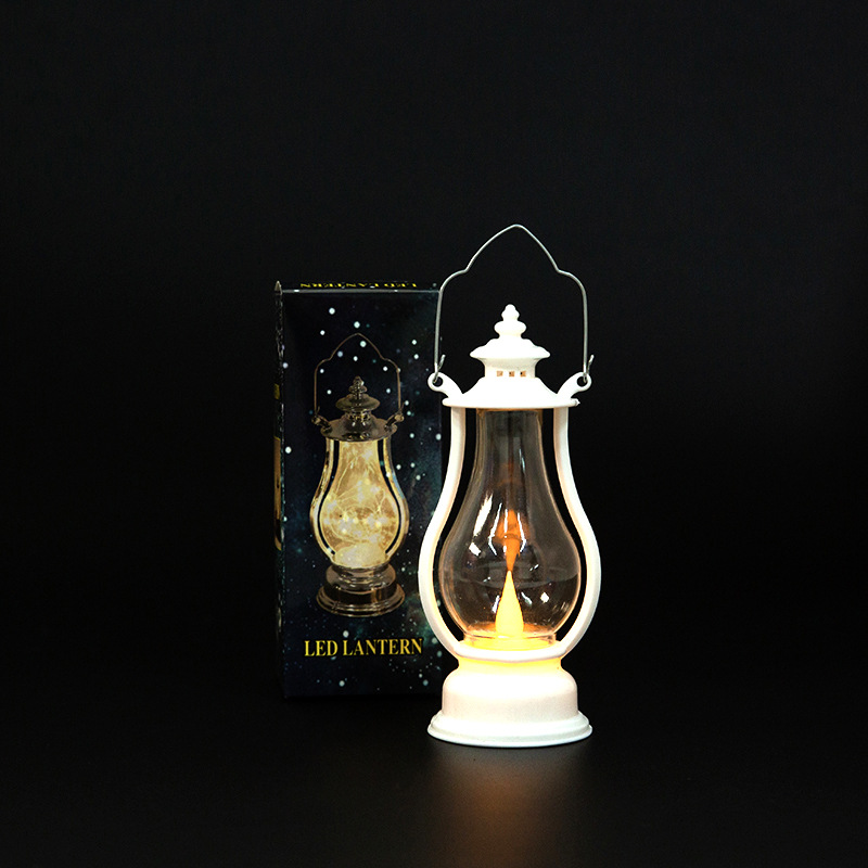 Title 8, LED Retro Portable Kerosene Lamp Decorative Sto...