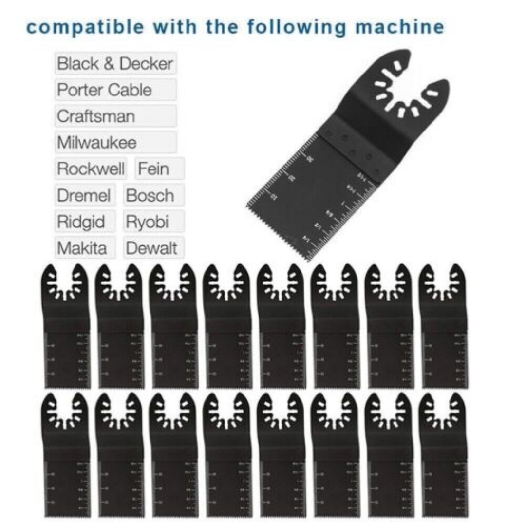 Lames de scie multi-outils oscillantes pour le polissage du bois et du métal – Image 5
