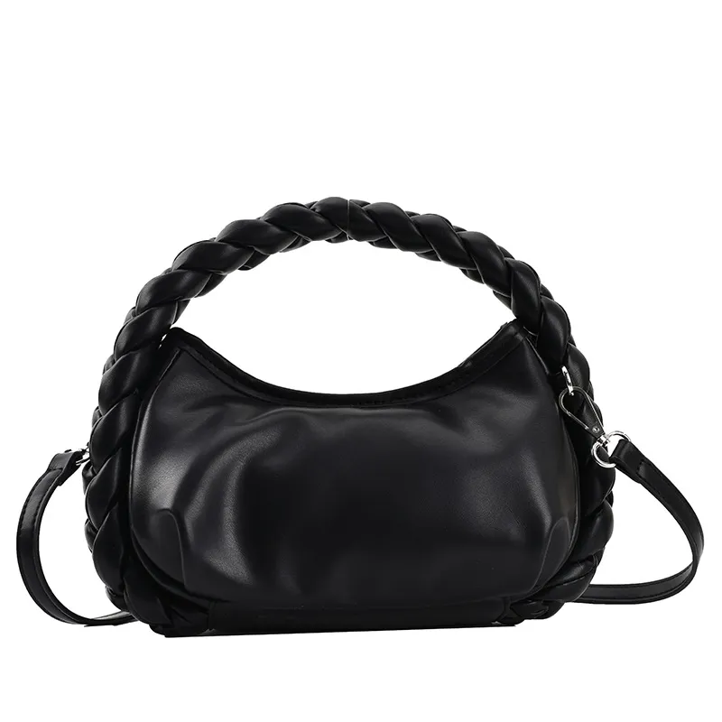 Design High-end Messenger Bag All Match Shoulder Bag Women's - Black