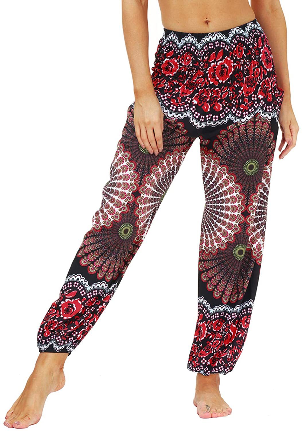 Title 3, Digital Printed Casual Loose Yoga Pants