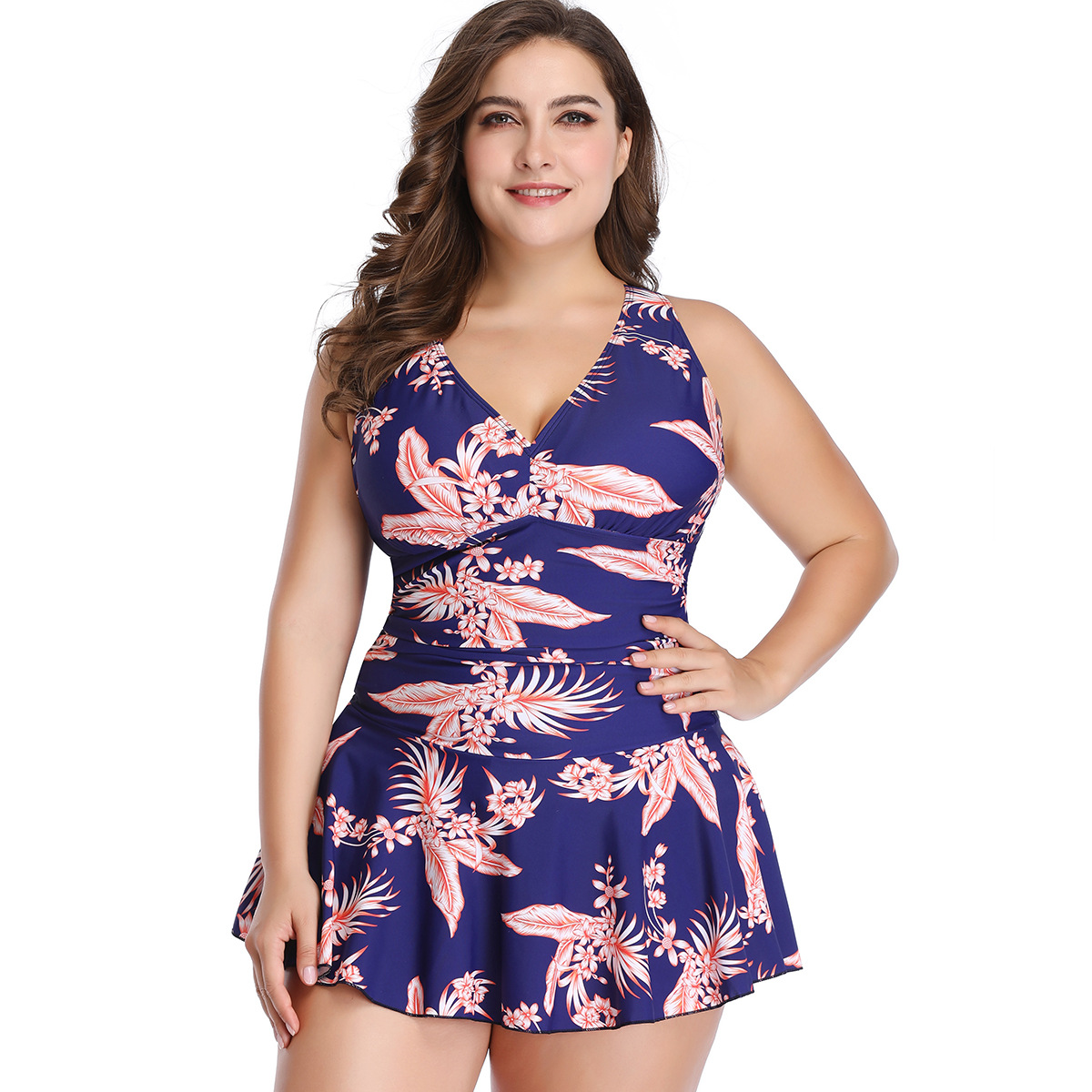 Title 7, Overweight Plus Size Swimsuit European And Amer...