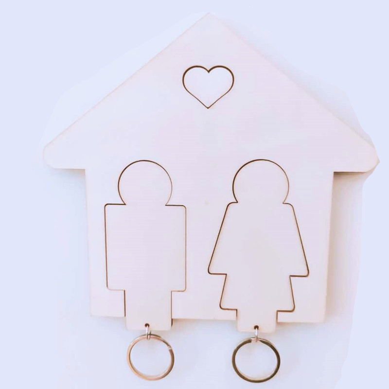 New Creative Wooden Key Pendant