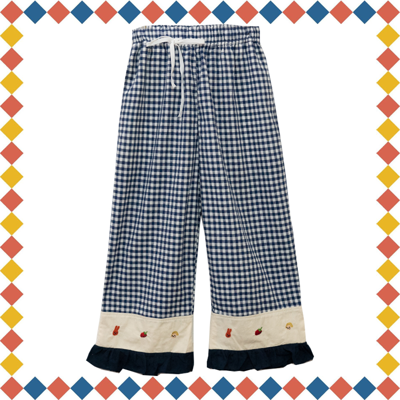 Women's Casual Cropped Wide Leg Pants