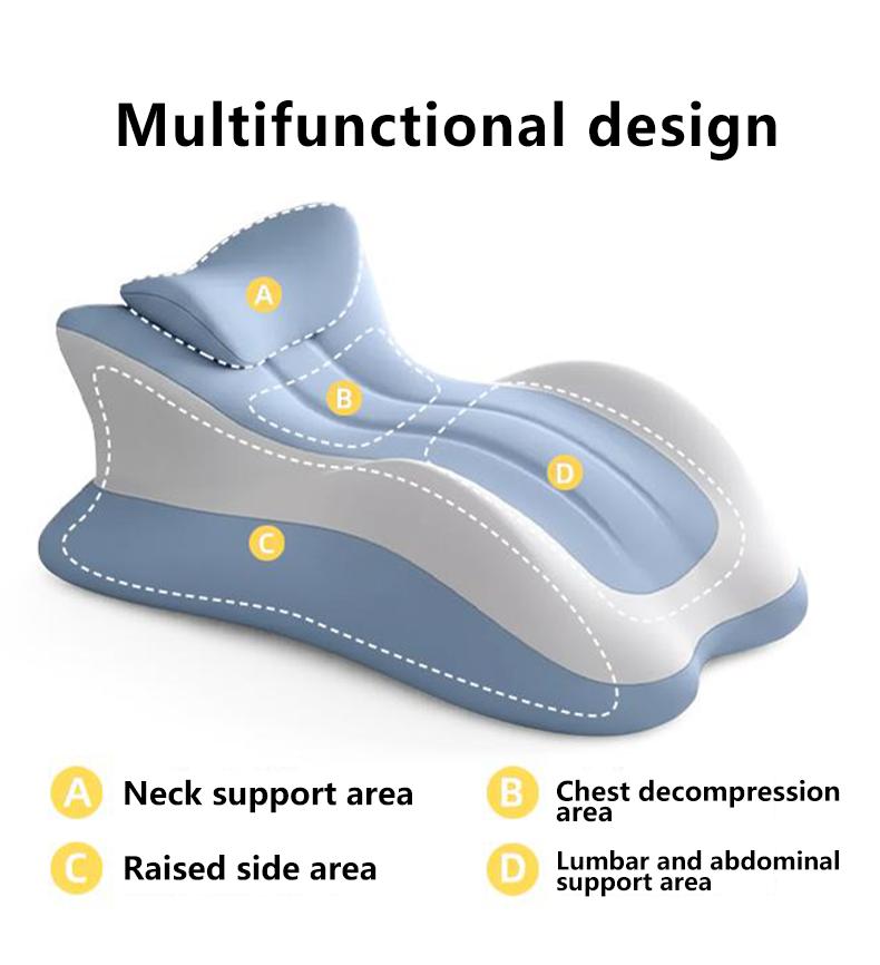 Memory Foam Prone Sleeping Pillow For Relieving Neck Pain And Promoting Deep Sleep. Self-pickup Only.