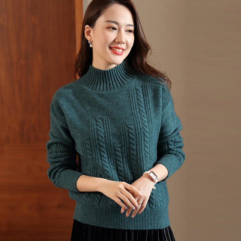 Title 3, Turtleneck wool sweater women