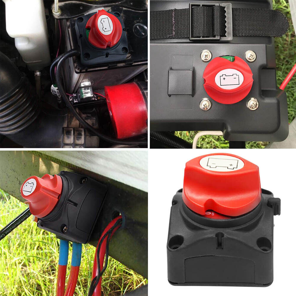 12V 600A Battery  Isolator Cut Off Kill Fit For Knob Marine Boat Camper UK — foto 11