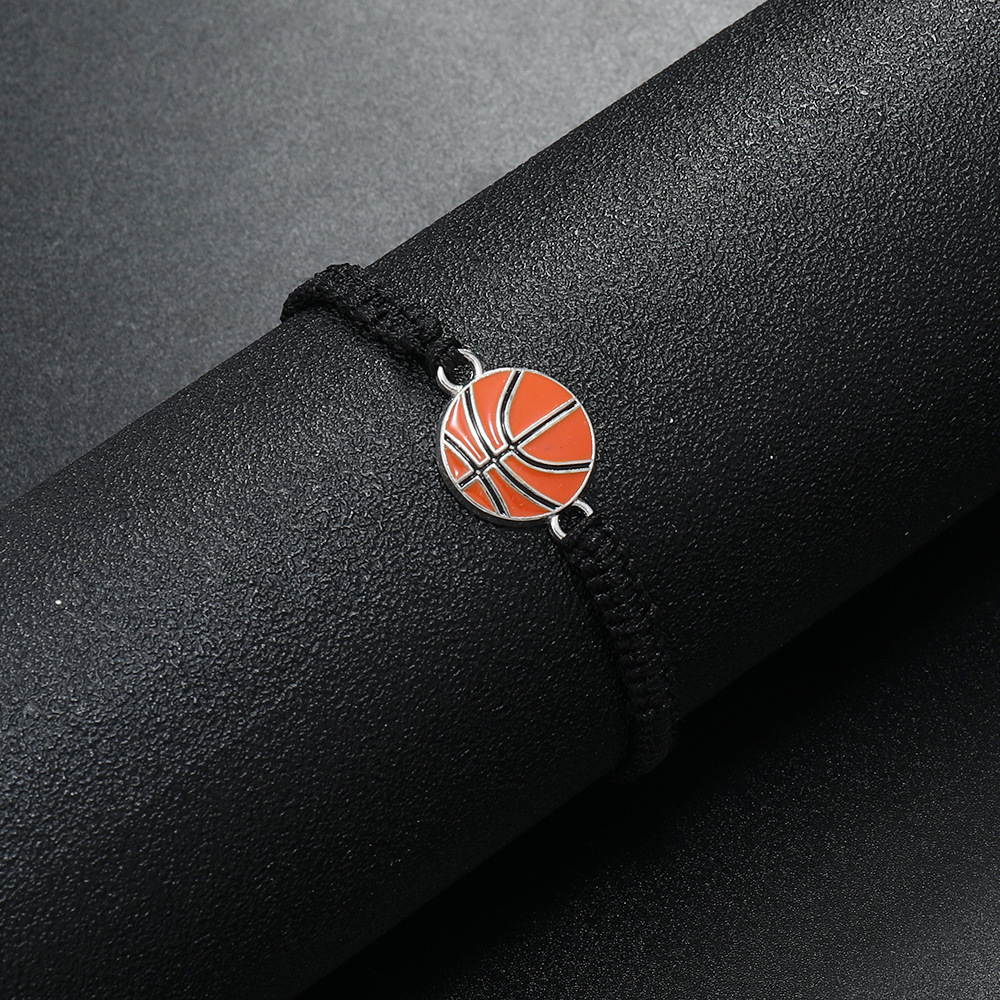 Braided Sport Bracelets, Sports Accessories Adjustable, Baseball, Volleyball, Basketball, Soccer, Football Jewelry For Fans, Ideal For Birthday Or Halloween Gifts