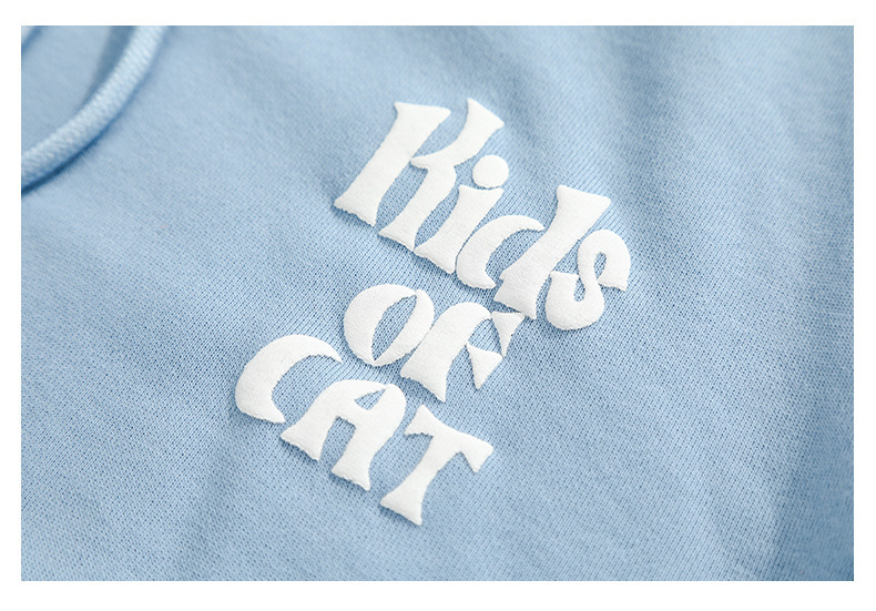 Men's Letter Print Hooded Long Sleeve Sweatshirt