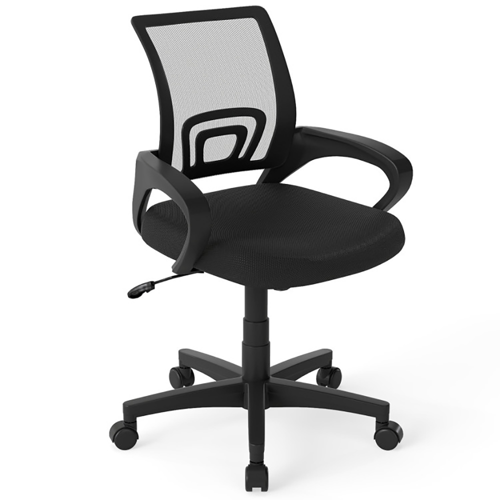 Mid-Back Mesh Office Chair Ergonomic Computer Chair With Lumbar Support With Adjustable,for Office, Home, Gaming And Study