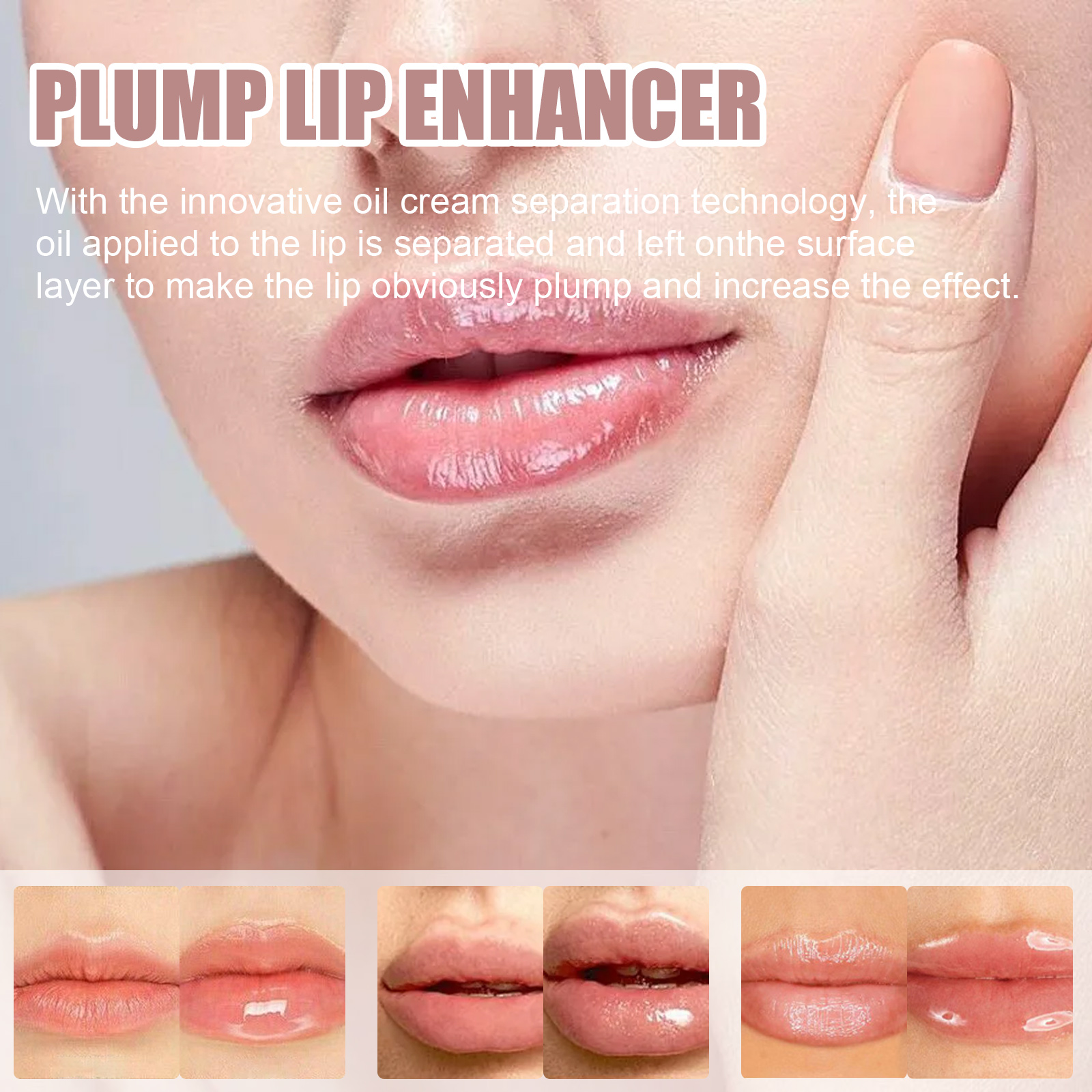 EELHOE Day And Night Lip Moisturizing Capsule, Hydrates Increases Lip Elasticity And Volumizes Lip Duller Lip Plump Lip Liquid image 5
