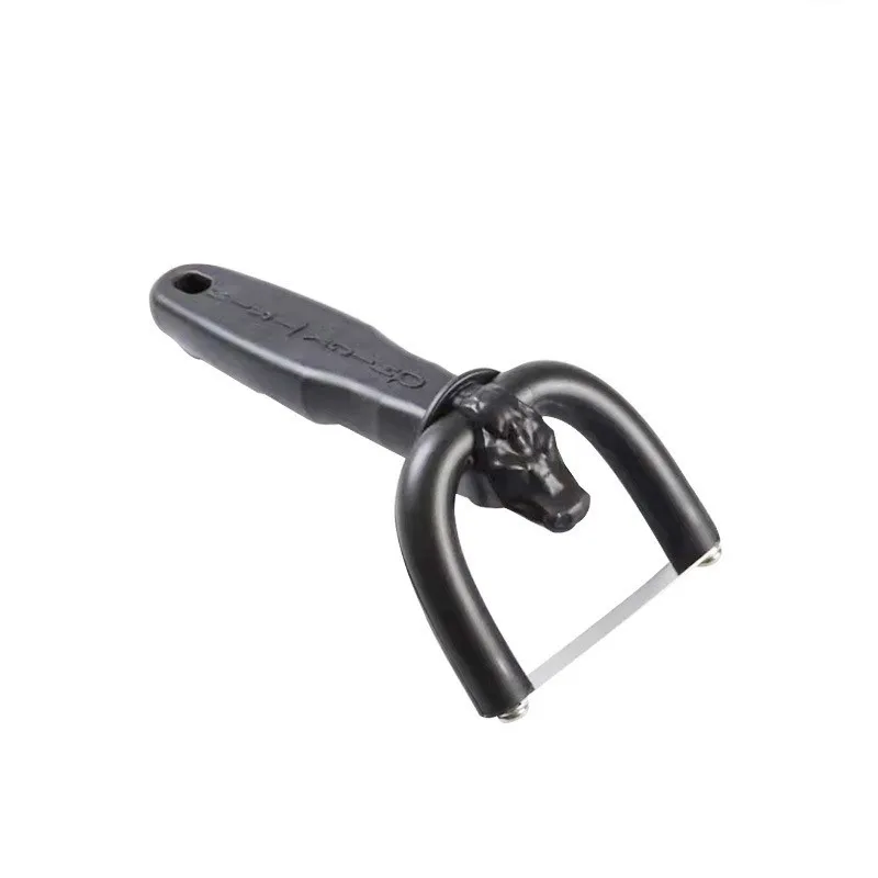 New Meat Fat Trimmer Beef Pork Handheld Slicer Clean Beef Slicer Fat Cuisine Barbecue Tools Cooking Tools Kitchen Gadgets - Black