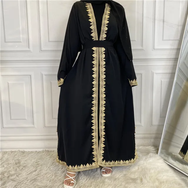 Casual Cardigan Islamic Long Style Black - Shop at LoveMi